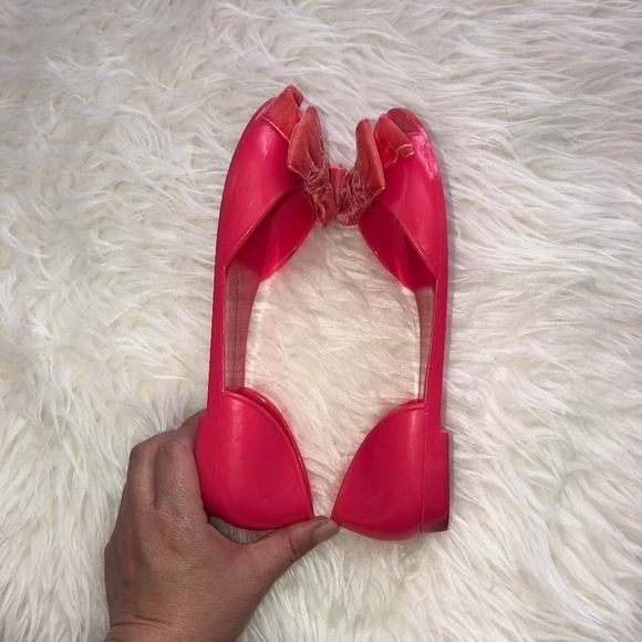 CHINESE LAUNDRY Sweet Caroline Coral Jelly Flats Sz 38/ US 7 - 7.5 - Picture 7 of 8
